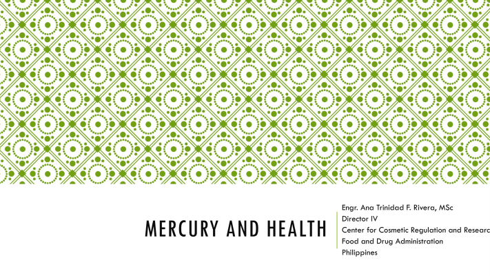 First page of Mercury and Health