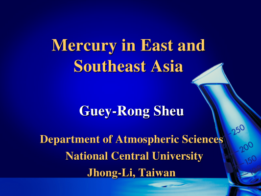 First page of Mercury in East and Southeast Asia