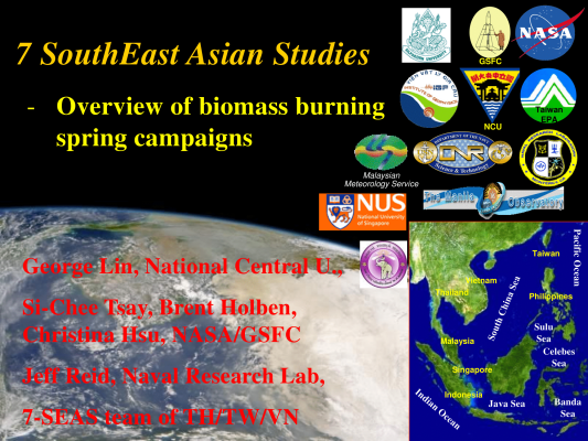 First page of Overview of Biomass Burning Spring Campaigns of Seven SouthEast Asian Studies