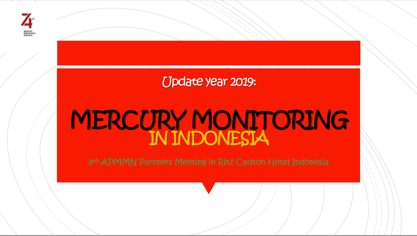 First page of Mercury Monitoring in Indonesia
