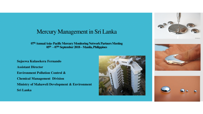 First page of Mercury Management in Sri Lanka