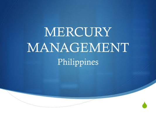 First page of MERCURY MANAGEMENT Philippines