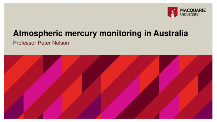 First page of Atmospheric mercury monitoring in Australia