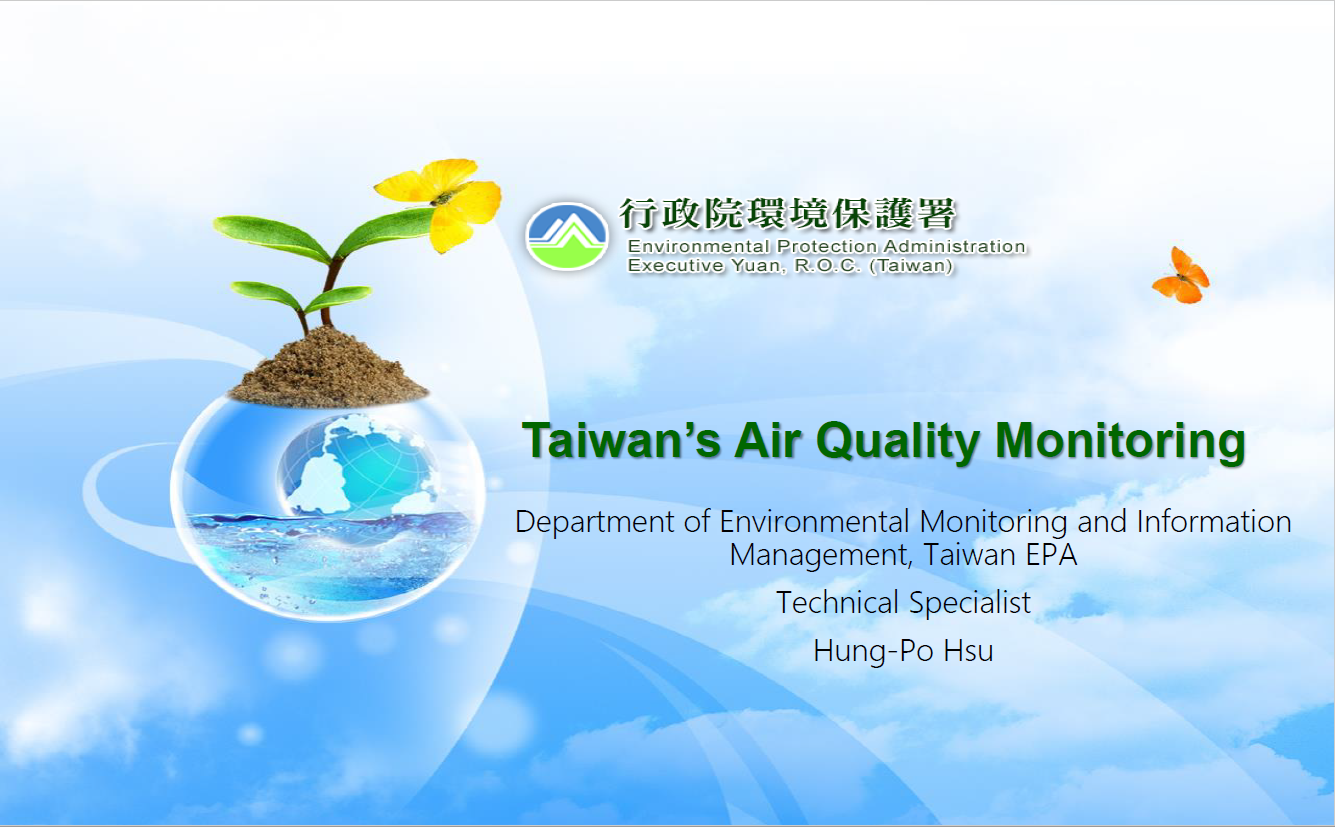First page of Taiwan’s Air Quality Monitoring