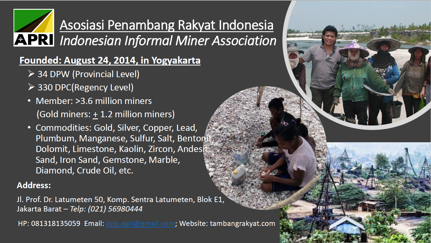 First page of Artisanal and Small-Scale Gold Mining (ASGM) in Indonesia